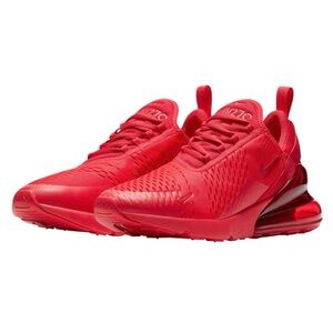 Nike Air Max 270 Sneakers Triple Red 9.5 Style Code CV7544-600